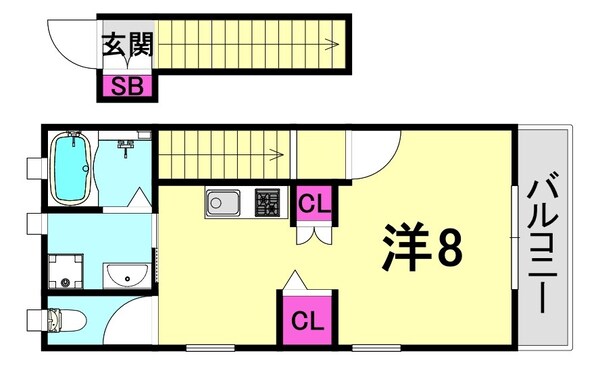 ジャスティスII番館の物件間取画像